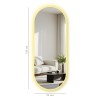 Mirror with Led Lighting 52135Ledayna-004 Multicolor