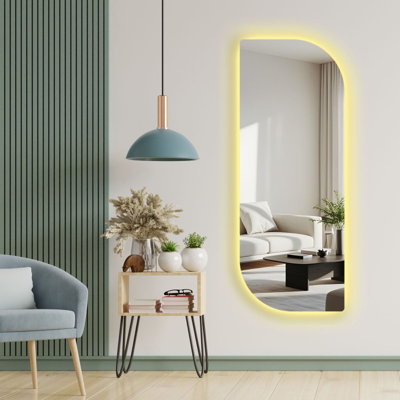 Mirror with Led Lighting 52135Ledayna-005 Multicolor