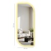 Mirror with Led Lighting 52135Ledayna-005 Multicolor