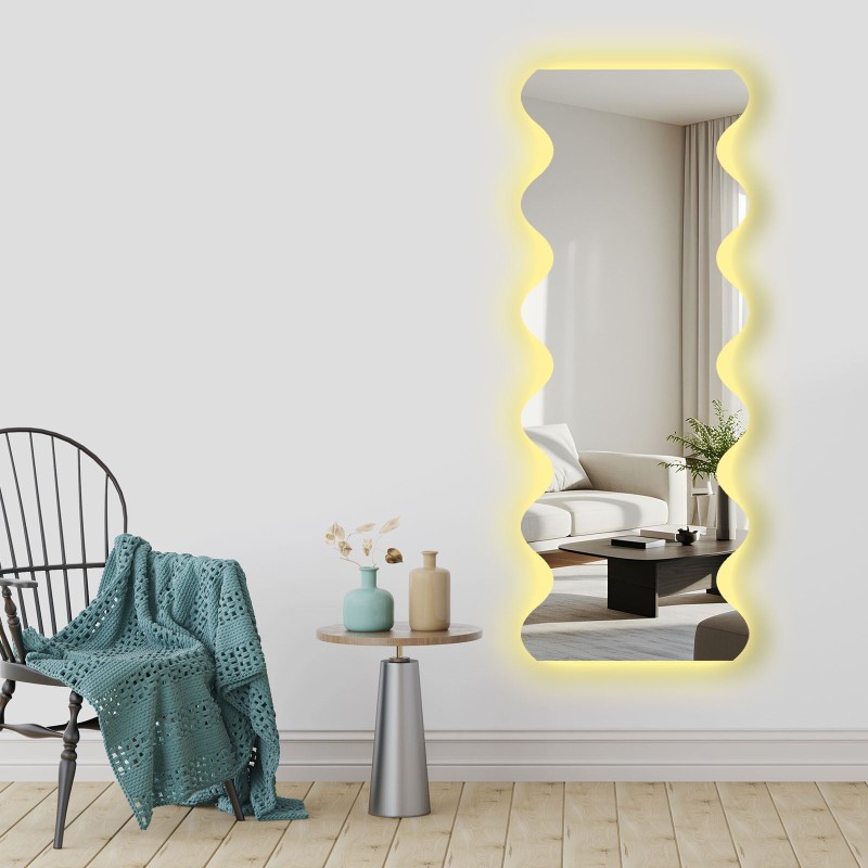 Mirror with Led Lighting 52135Ledayna-006 Multicolor