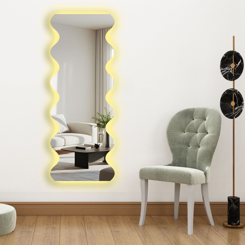 Mirror with Led Lighting 52135Ledayna-006 Multicolor