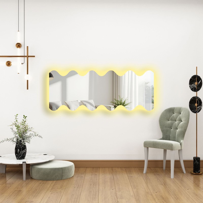 Mirror with Led Lighting 52135Ledayna-006 Multicolor