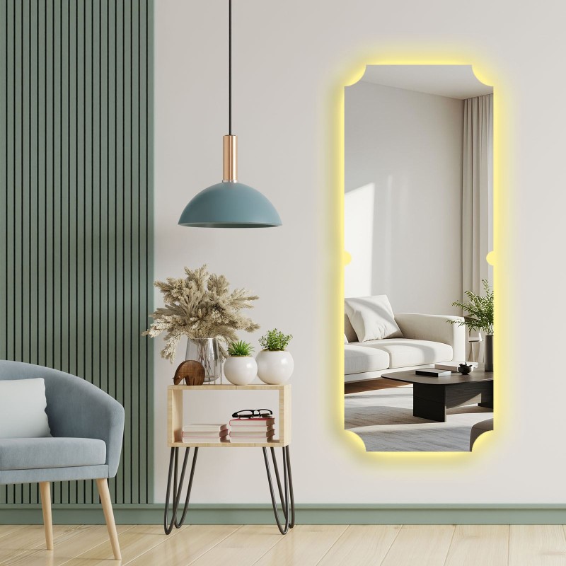 Mirror with Led Lighting 52135Ledayna-007 Multicolor