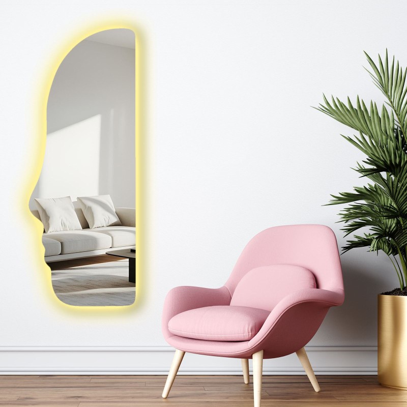 Mirror with Led Lighting 52135Ledayna-008 Multicolor