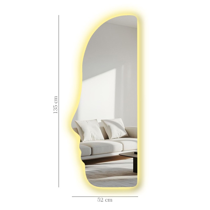 Mirror with Led Lighting 52135Ledayna-008 Multicolor