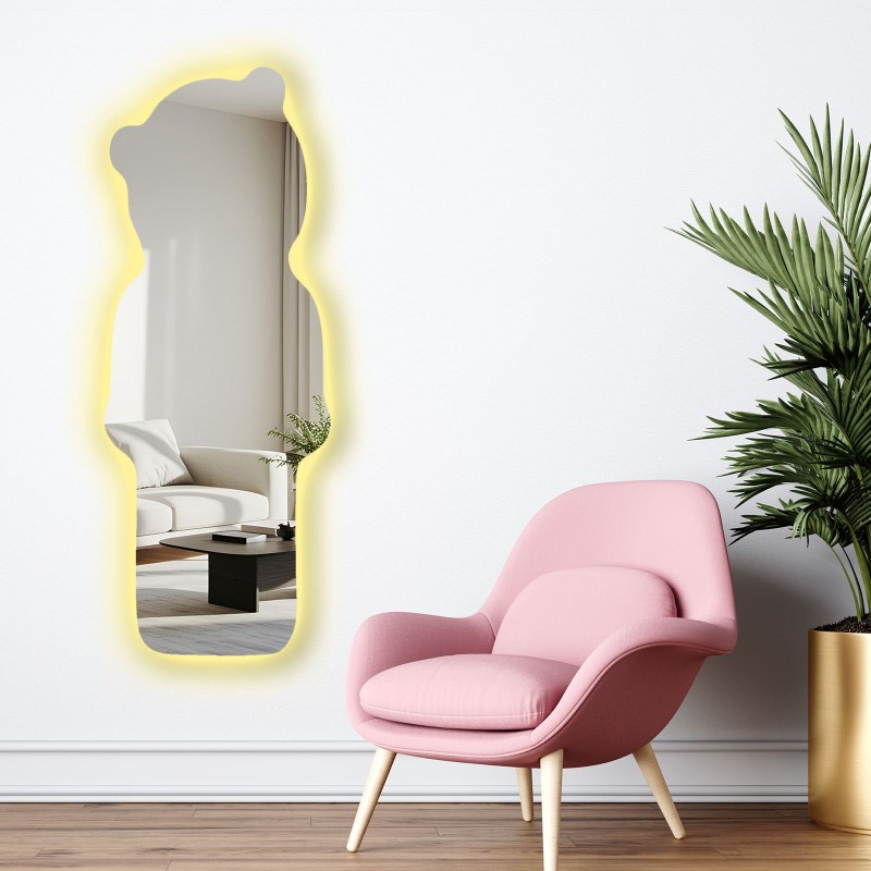 Mirror with Led Lighting 52135Ledayna-009 Multicolor