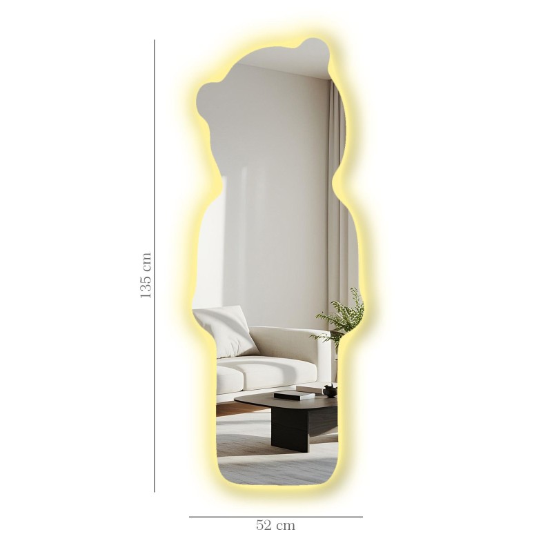 Mirror with Led Lighting 52135Ledayna-009 Multicolor