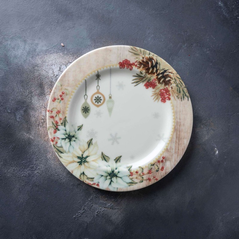 Dessert Plate Set (6 Pieces) BEV0559 Multicolor