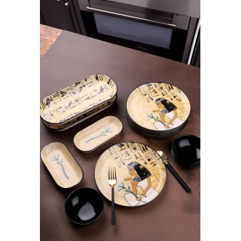 Breakfast Set (13 Pieces) Bade-Etnık13Parca Muticolor