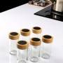 Jar Set (6 Pieces) Bade-6Lıyuvarlakbaharat Transparent