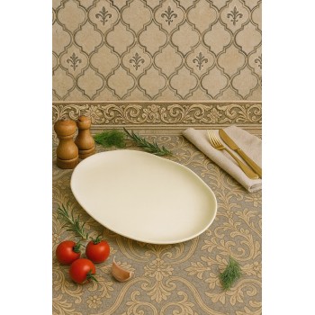Platter SEASHELL665 White