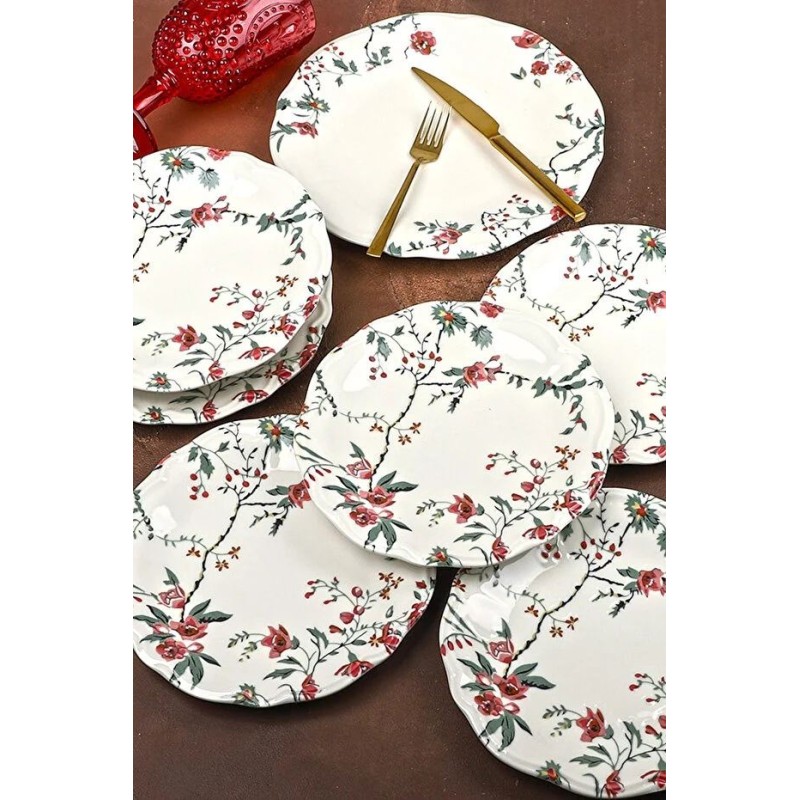 Plate Set (7 Pieces) PODİ0352 Multicolor