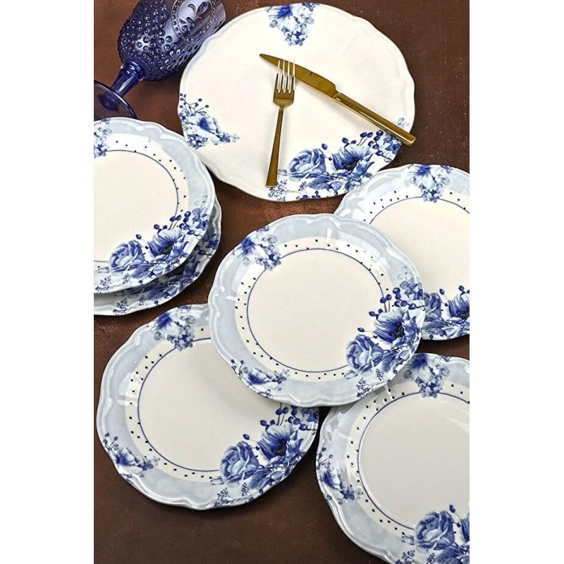 Plate Set (7 Pieces) PODİ0353 Multicolor