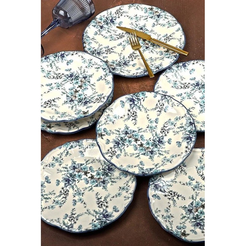Plate Set (7 Pieces) PODİ0355 Multicolor