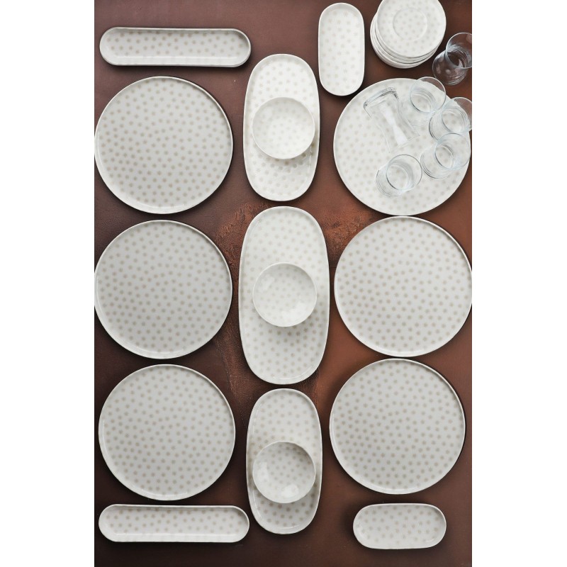 Breakfast Set (29 Pieces) Por-AD1385 White