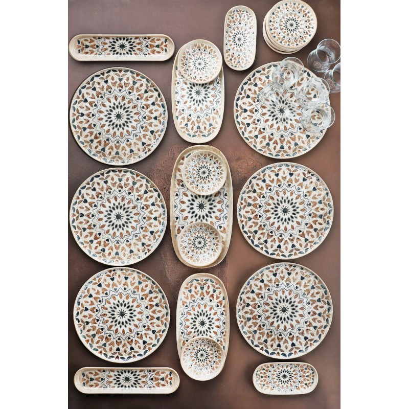 Breakfast Set (29 Pieces) Por-AD1381 Multicolor