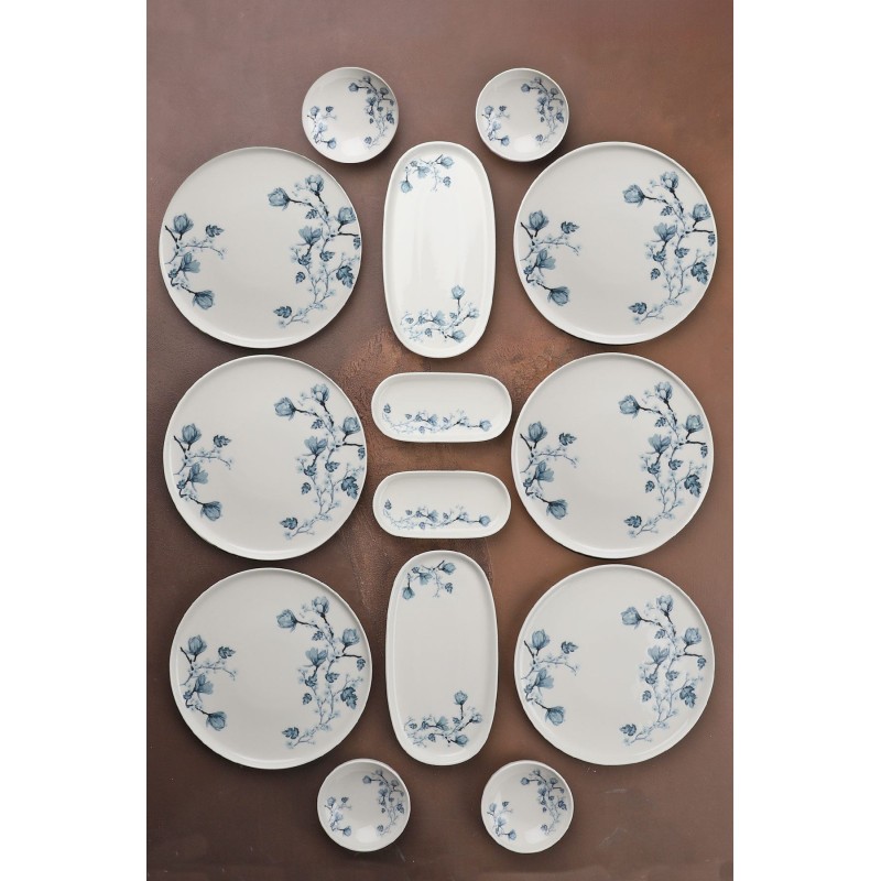 Breakfast Set (14 Pieces) Por-AD1455 Multicolor