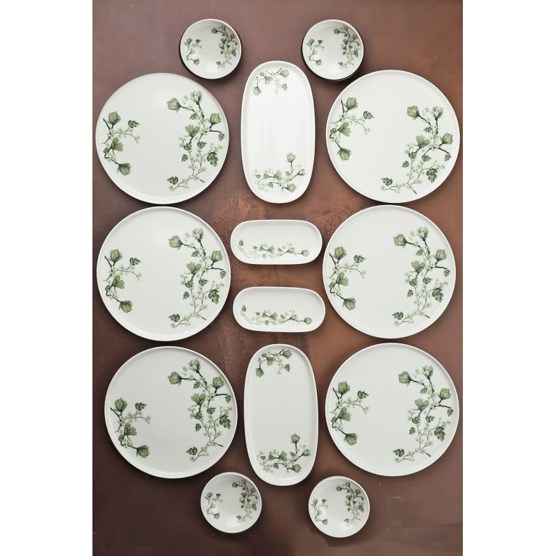 Breakfast Set (14 Pieces) Por-AD1454 Multicolor