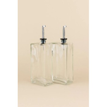Oil Dispenser Set (2 Pieces) PODI110223 Transparent