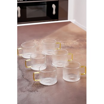 Tea Cup Set (6 Pieces) PD559PD Transparent