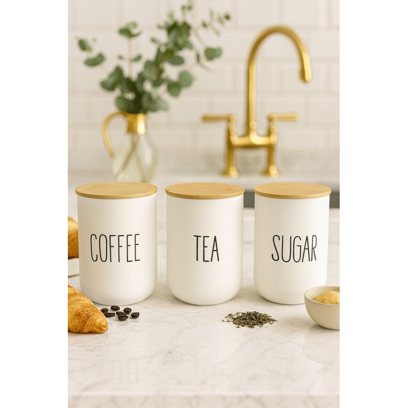 Jar Set (3 Pieces) PODI002SADE White