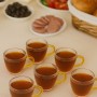Tea Cup Set (6 Pieces) PDZBR0124 Transparent