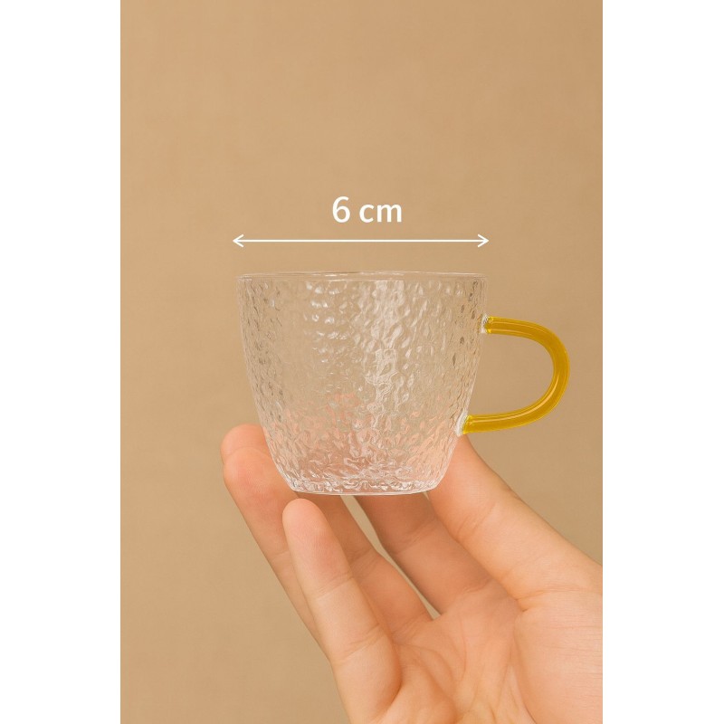 Tea Cup Set (6 Pieces) PDZBR0124 Transparent