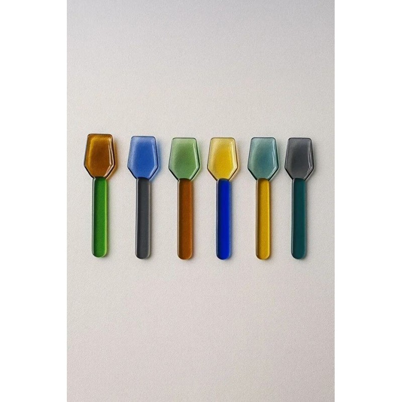 Spoon Set (6 Pieces) PODI251425 Transparent