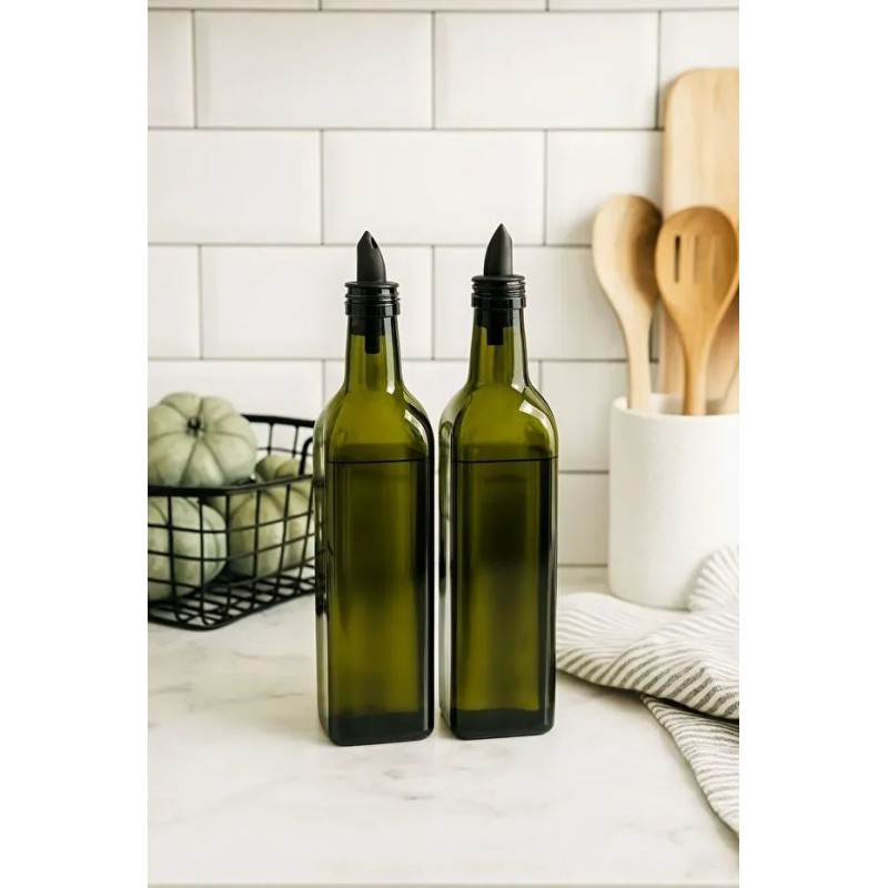 Oil Dispenser Set (2 Pieces) OIL5648 Transparent