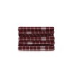 Wash Towel Set (10 Pieces) Küp - Claret Red Claret Red
White