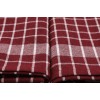 Wash Towel Set (10 Pieces) Küp - Claret Red Claret Red
White