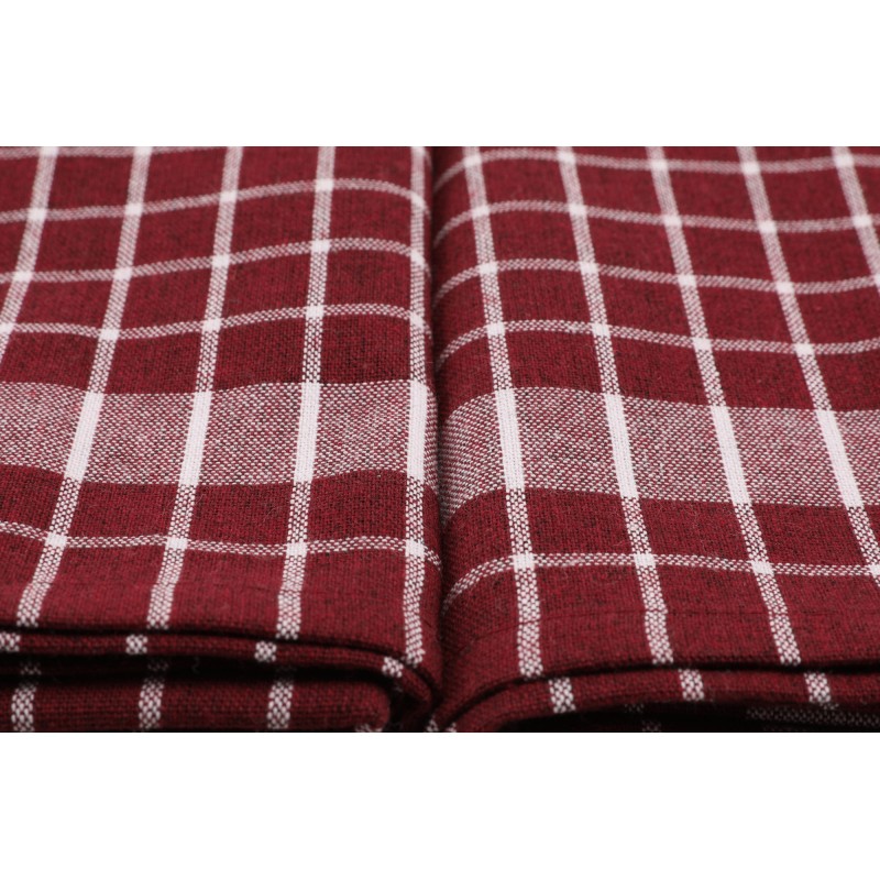 Wash Towel Set (10 Pieces) Küp - Claret Red Claret Red
White