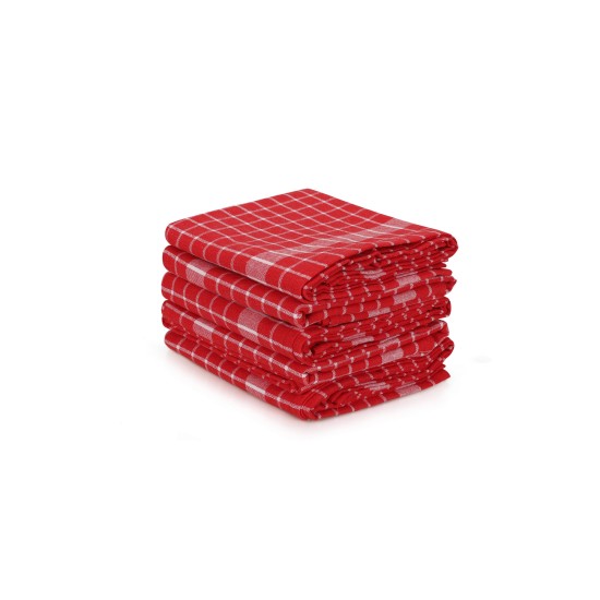 Hermia Wash Towel Set (10 Pieces) Küp - Red Red
White