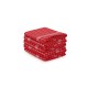 Hermia Wash Towel Set (10 Pieces) Küp - Red Red
White