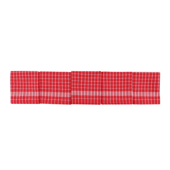 Hermia Wash Towel Set (10 Pieces) Küp - Red Red
White