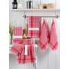 Hermia Wash Towel Set (10 Pieces) Pötikareli - Red Red
White