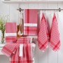 Wash Towel Set (10 Pieces) Pötikareli - Red Red
White