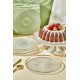 Dessert Plate Set (7 Pieces) Mina Transparent