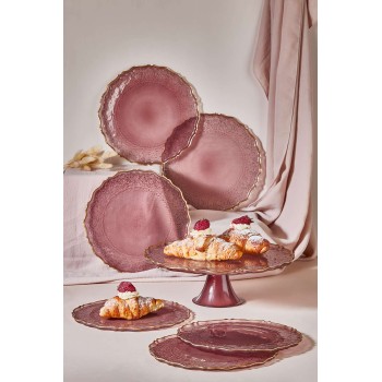 Dessert Plate Set (7 Pieces) Goblen - Damson Damson