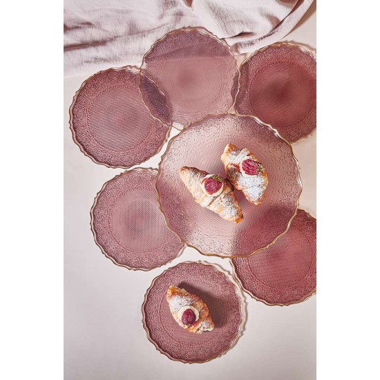 Dessert Plate Set (7 Pieces) Goblen - Damson Damson Dessert Plate Set (7 Pieces) Goblen - Damson Damson