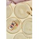 Dessert Plate Set (6 Pieces) Mina Transparent