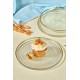 Dessert Plate Set (6 Pieces) Serenity Transparent