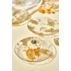 Dessert Plate Set (6 Pieces) Marmo Transparent