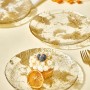 Dessert Plate Set (6 Pieces) Marmo Transparent