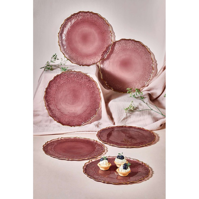 Dessert Plate Set (6 Pieces) Goblen - Damson Damson