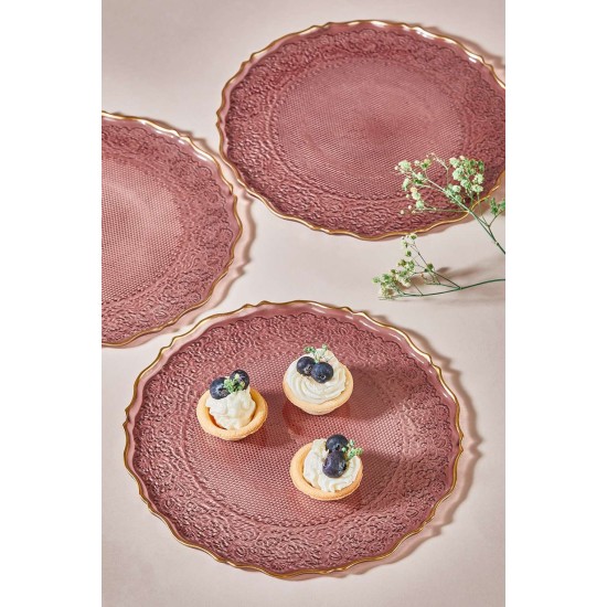 Dessert Plate Set (6 Pieces) Goblen - Damson Damson