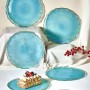 Dessert Plate Set (6 Pieces) Goblen - Turquoise Turquoise