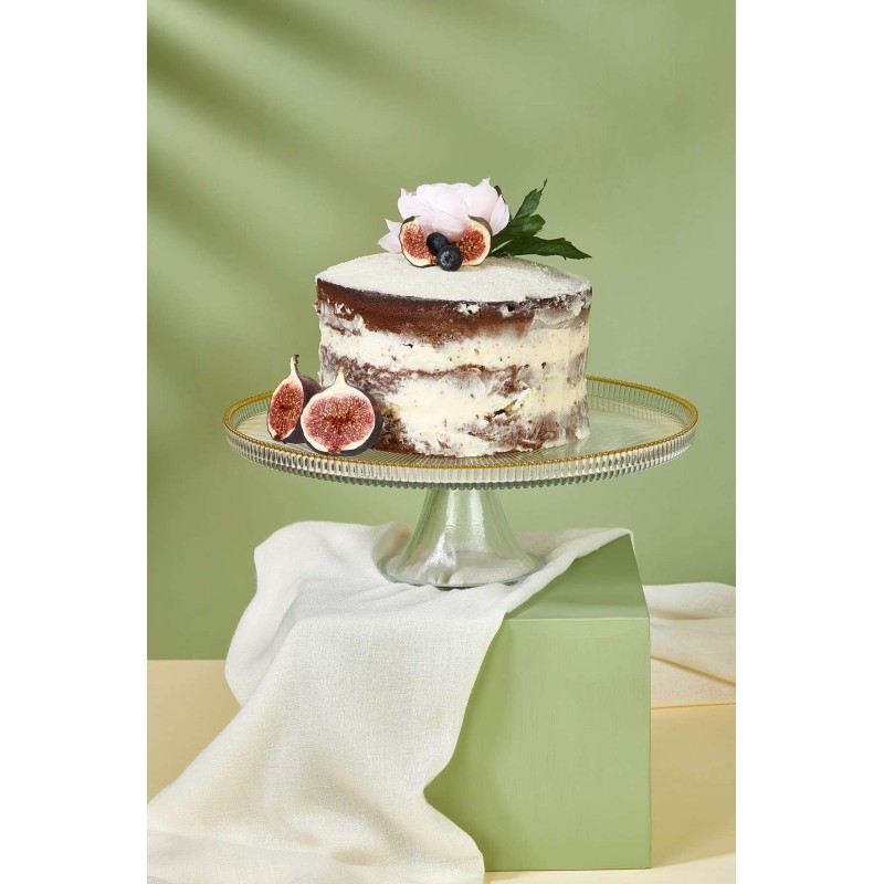 Cake Serving Plate Paris 2821 Transparent