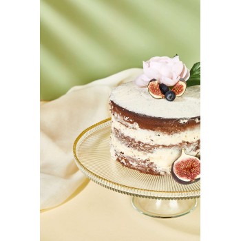 Cake Serving Plate Paris 2821 Transparent