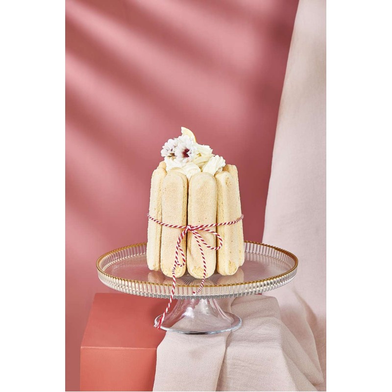 Cake Serving Plate Paris 21 Transparent